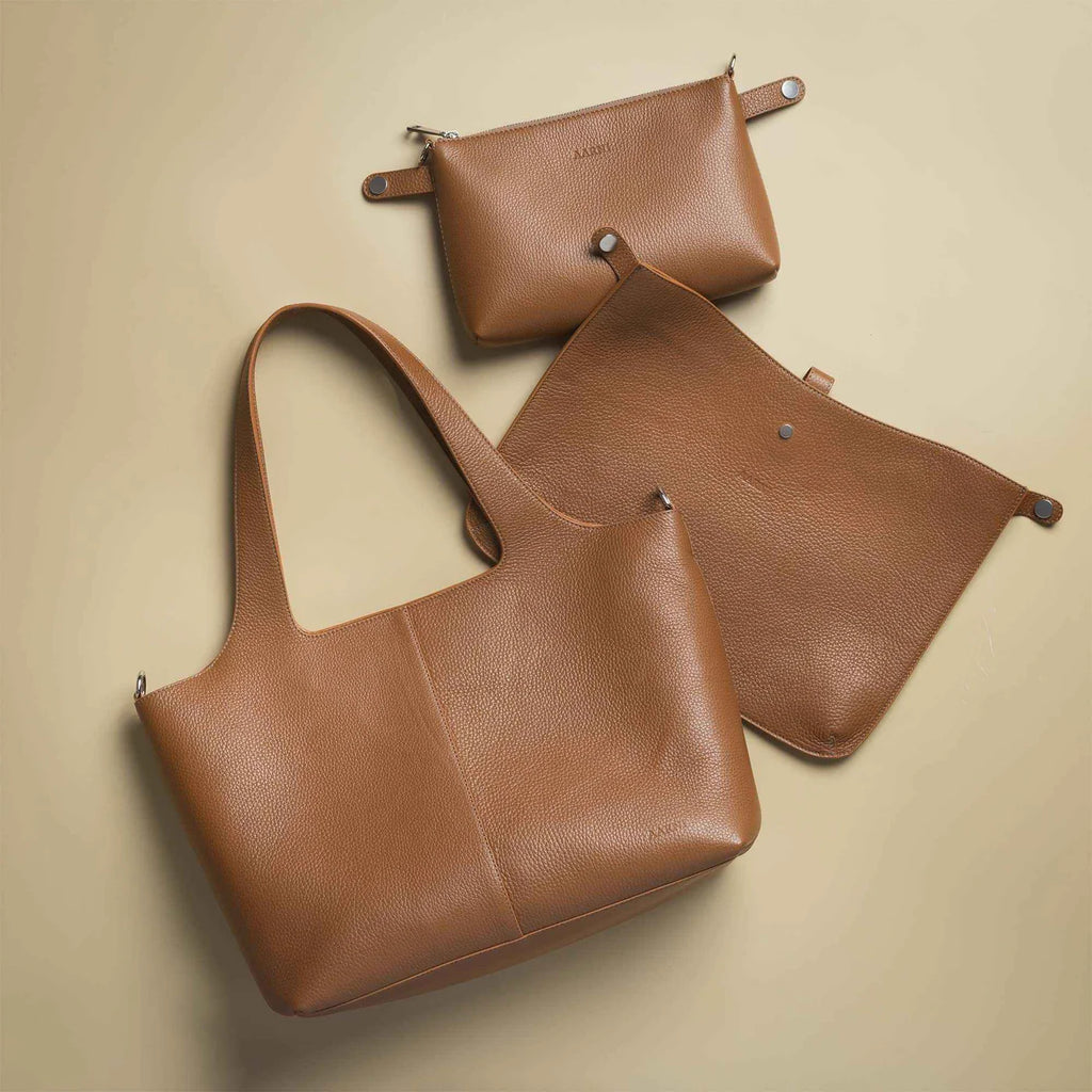 حقيبة تسوق آفا (لون الكونياك)