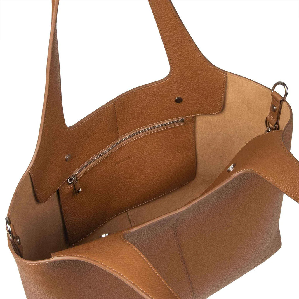 حقيبة تسوق آفا (لون الكونياك)