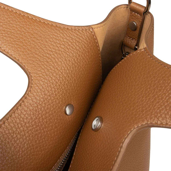 حقيبة تسوق آفا (لون الكونياك)